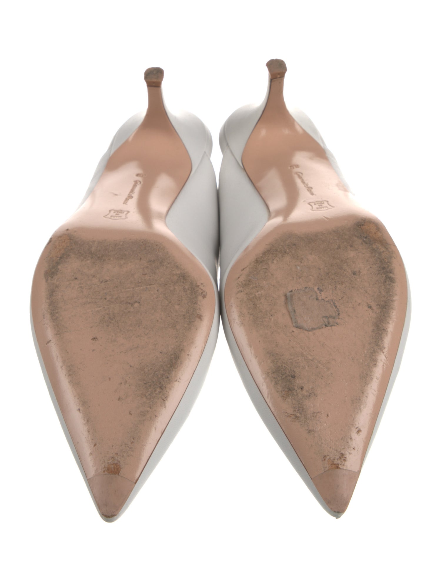 Gianvito Rossi Leather Mules