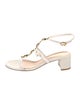 Gianvito Rossi Leather T-Strap Sandals