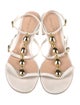 Gianvito Rossi Leather T-Strap Sandals