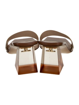 Gianvito Rossi Patent Leather Slides