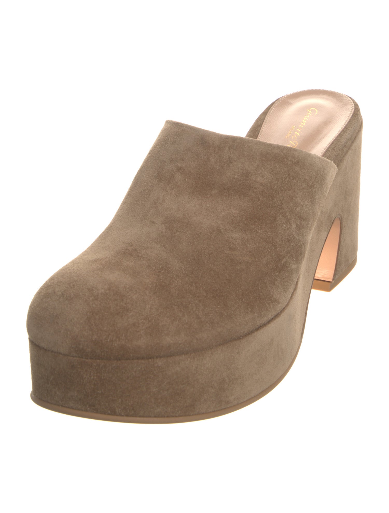 Gianvito Rossi Suede Mules