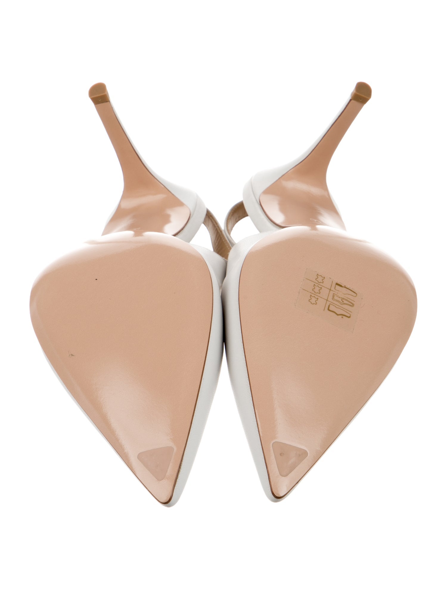 Gianvito Rossi Leather Slingback Pumps