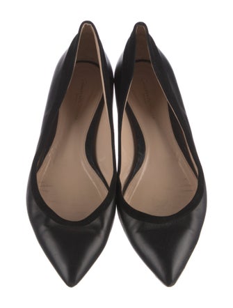 Gianvito Rossi Leather Ballet Flats