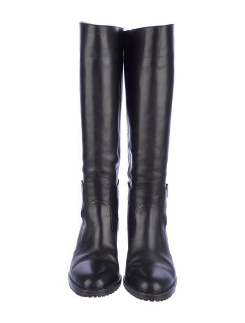 Gianvito Rossi Leather Riding Boots