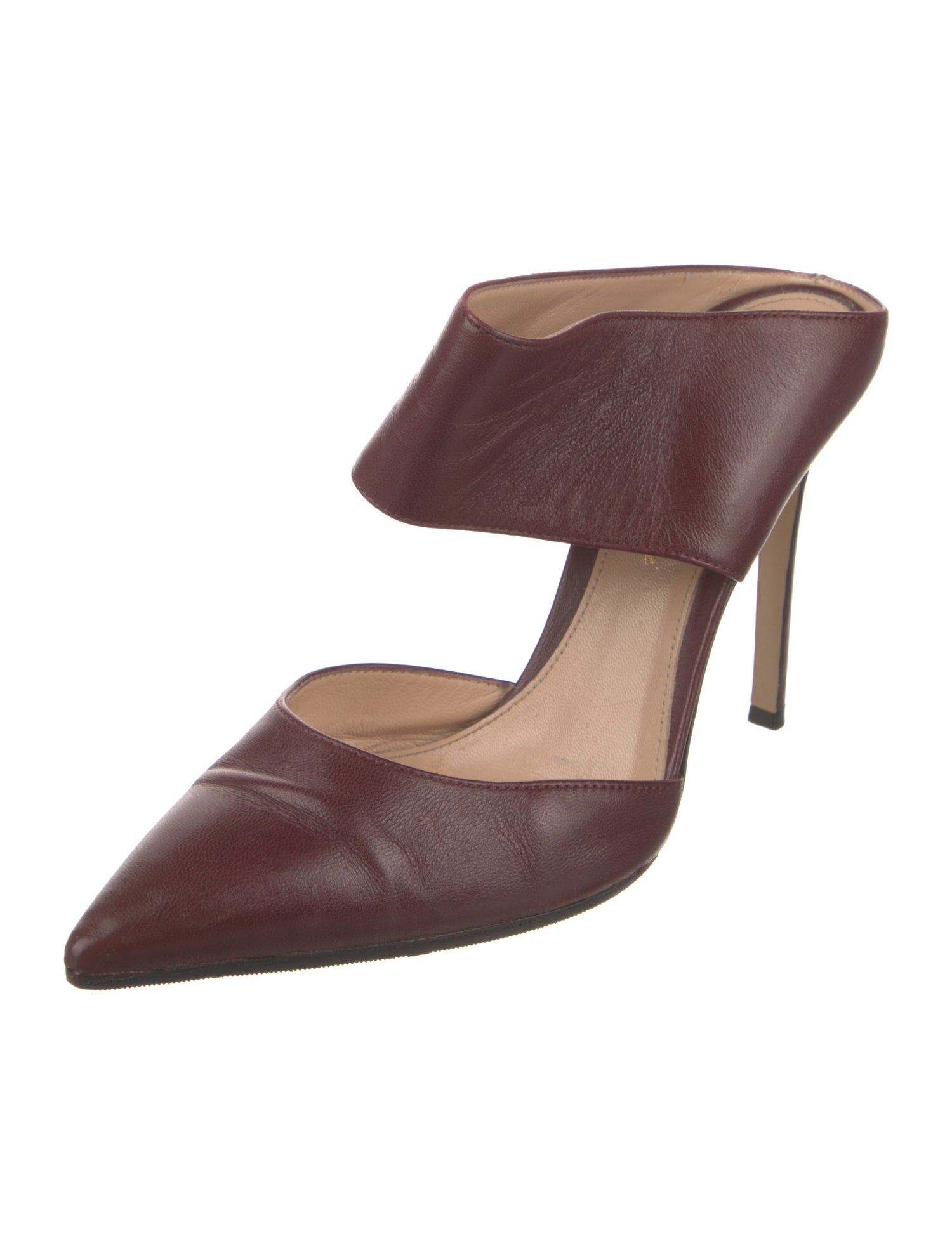 Gianvito Rossi Leather Mules