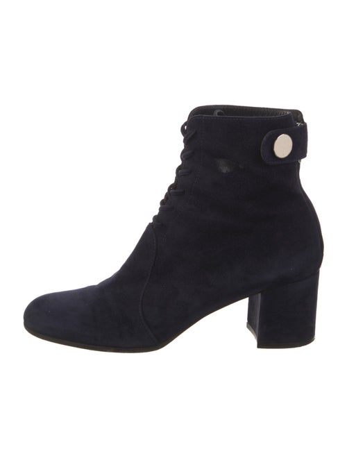 Gianvito Rossi Suede Lace-Up Boots