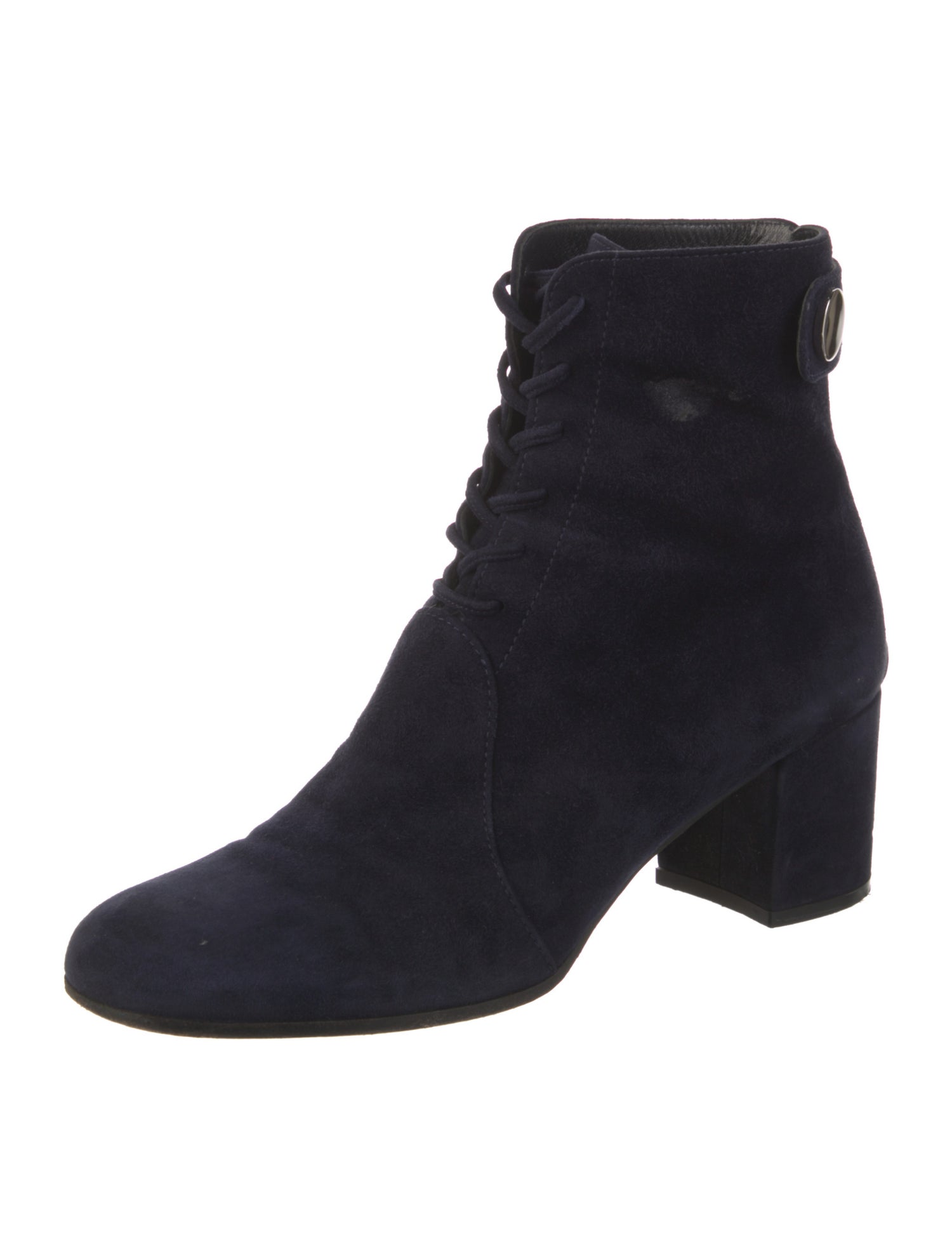 Gianvito Rossi Suede Lace-Up Boots