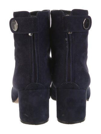 Gianvito Rossi Suede Lace-Up Boots