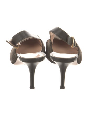 Gianvito Rossi Suede Slingback Pumps