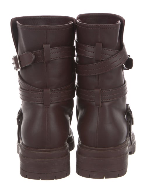 Gianvito Rossi Leather Moto Boots