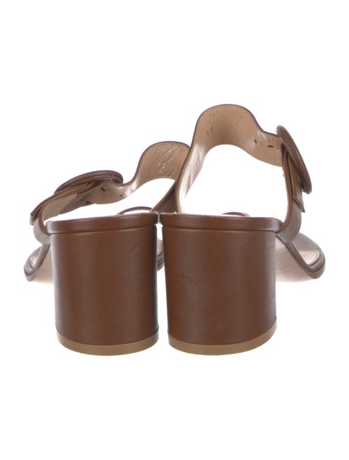 Gianvito Rossi Leather Slides