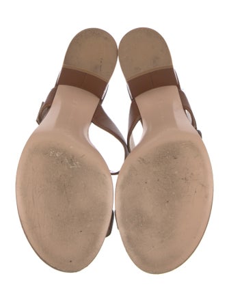 Gianvito Rossi Leather Slides