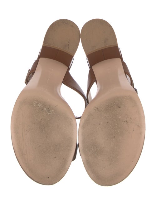 Gianvito Rossi Leather Slides