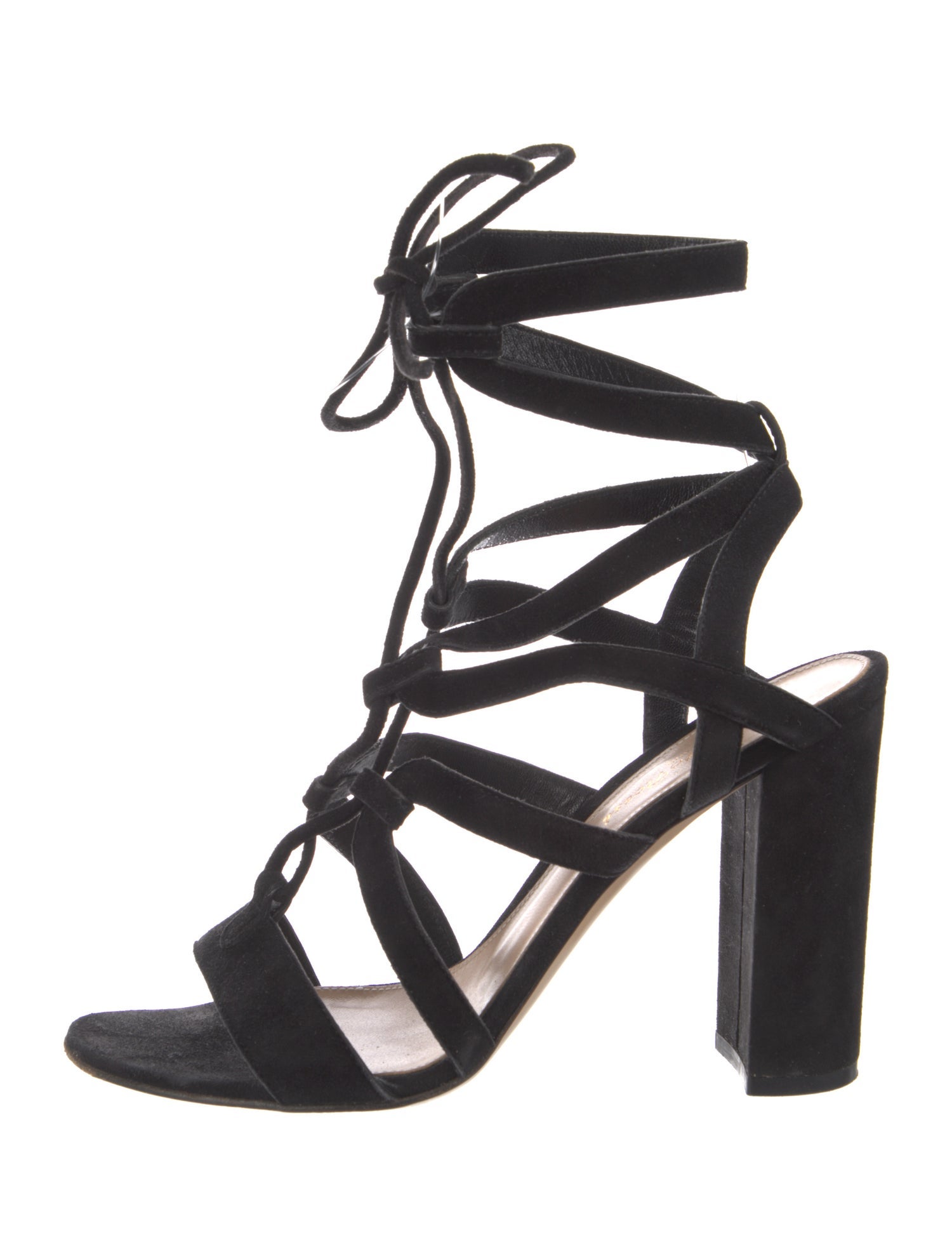 Gianvito Rossi Suede Gladiator Sandals