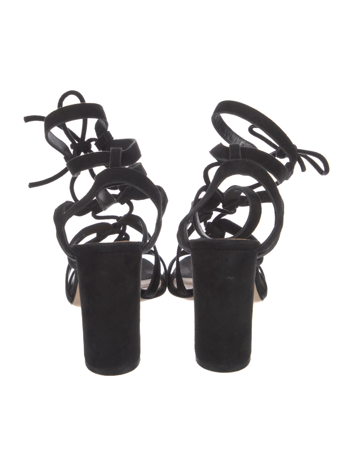 Gianvito Rossi Suede Gladiator Sandals