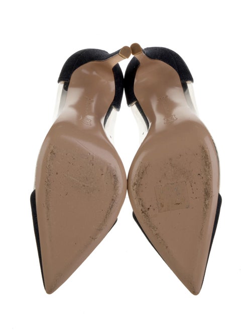 Gianvito Rossi Denim Slingback Pumps