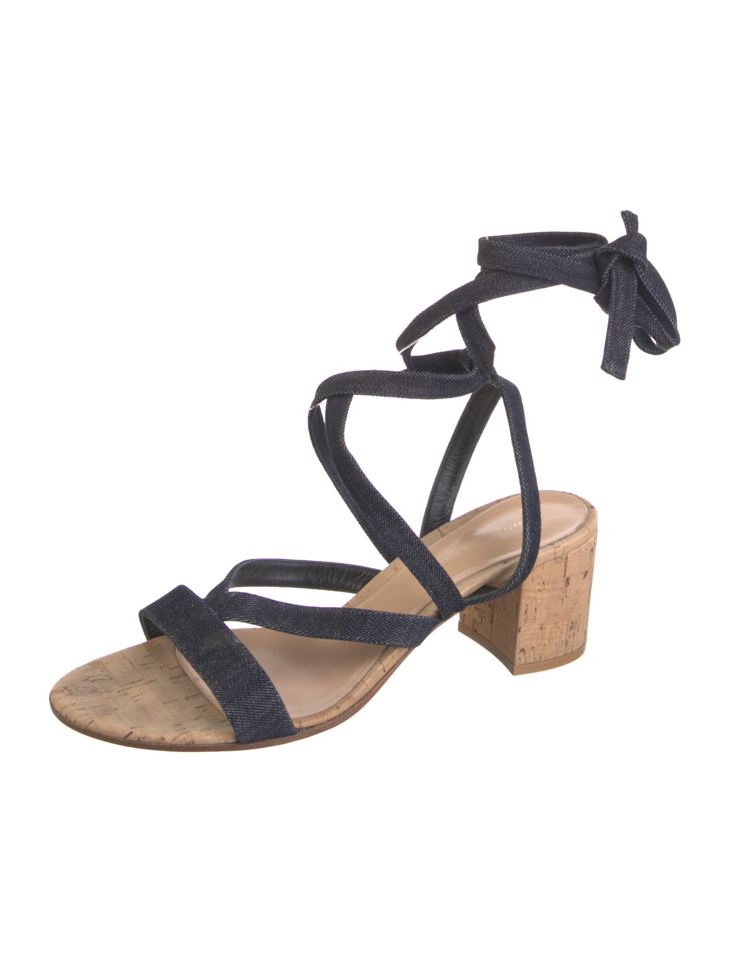 Gianvito Rossi Denim Sandals