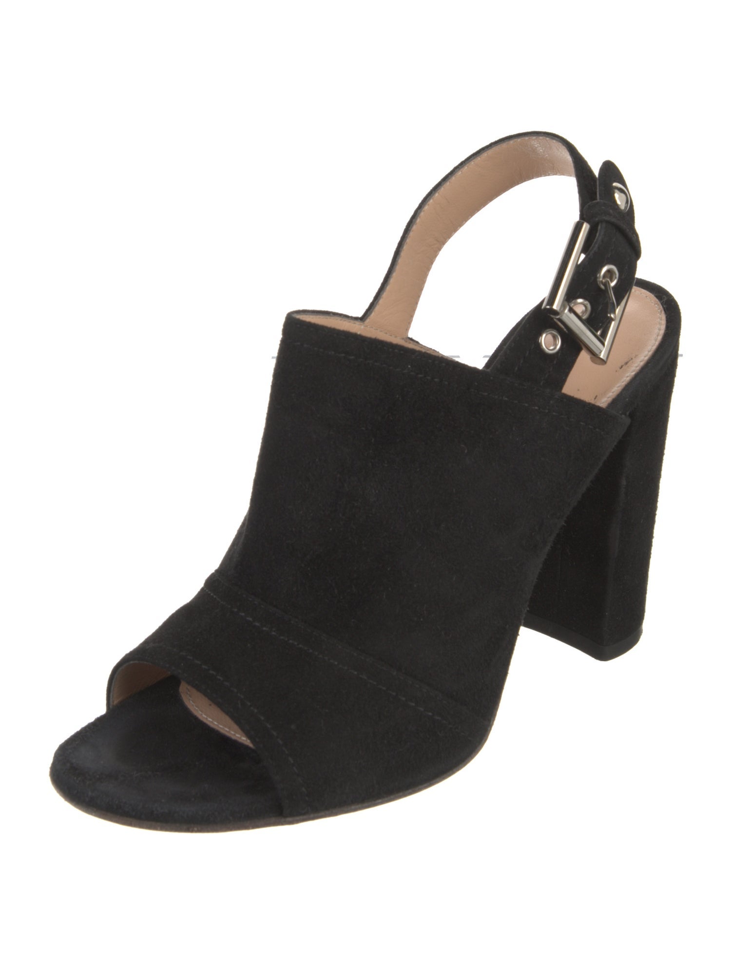 Gianvito Rossi Suede Slingback Pumps