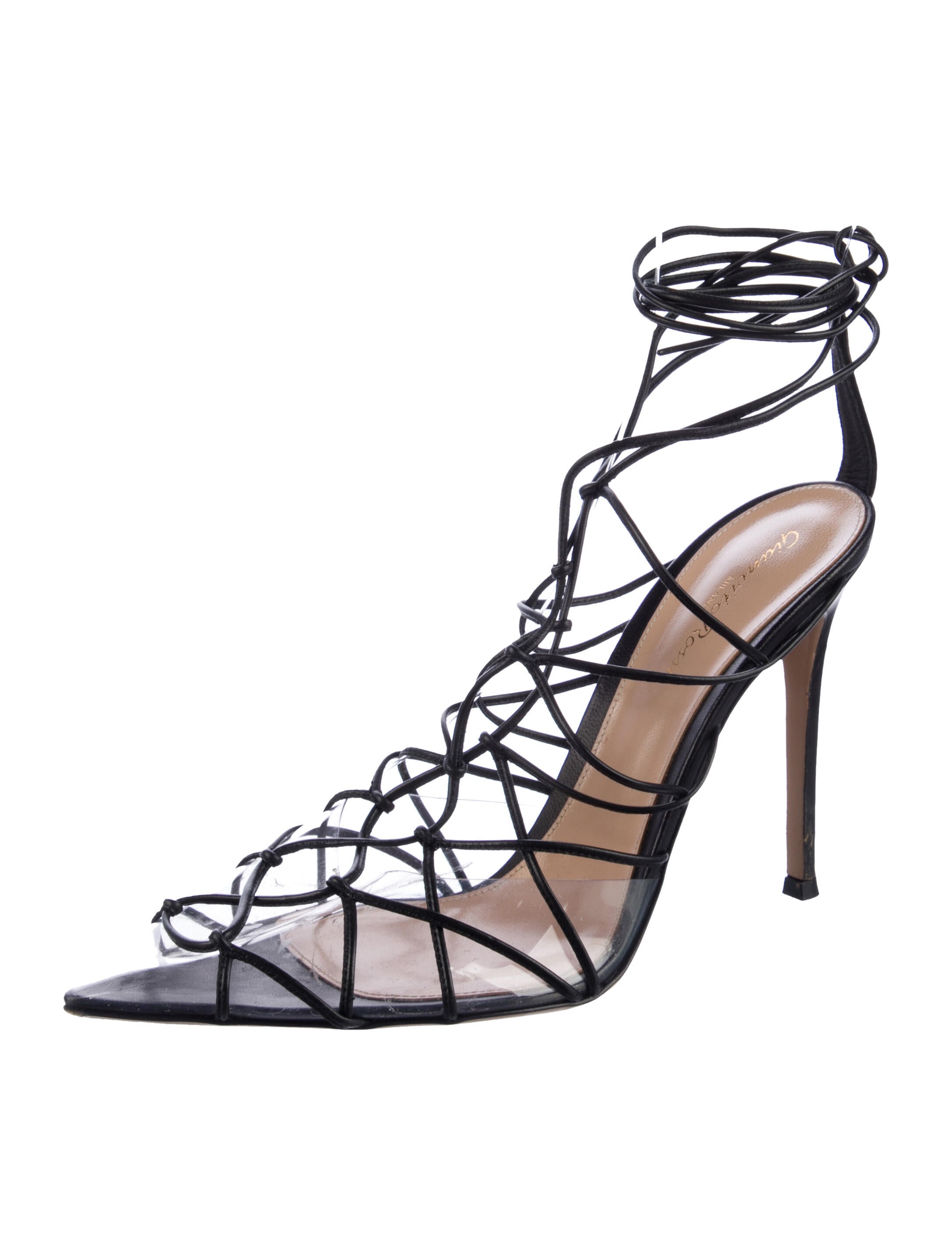 Gianvito Rossi Leather Gladiator Sandals