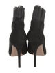 Gianvito Rossi Suede Ruffle Embellishment Lace-Up Boots