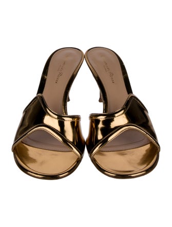 Gianvito Rossi Patent Leather Slides