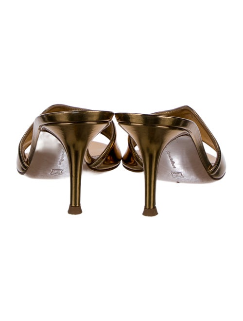 Gianvito Rossi Patent Leather Slides