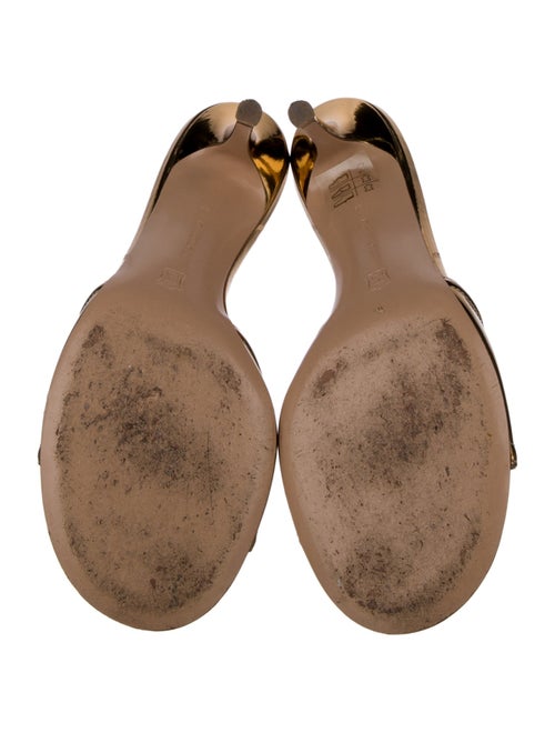 Gianvito Rossi Patent Leather Slides