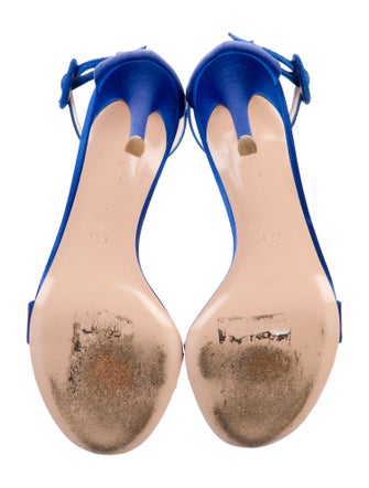 Gianvito Rossi Satin Sandals