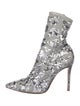 Gianvito Rossi Sequins Sequin Embellishments Lace-Up Boots