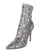 Gianvito Rossi Sequins Sequin Embellishments Lace-Up Boots