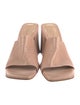 Gianvito Rossi Leather Slides