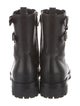 Gianvito Rossi Leather Combat Boots