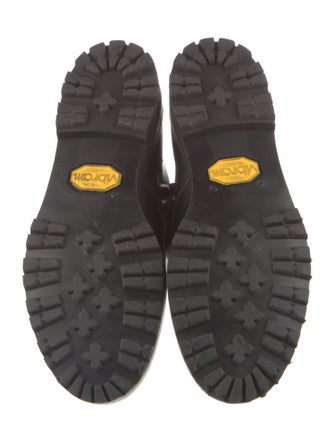 Gianvito Rossi Leather Combat Boots