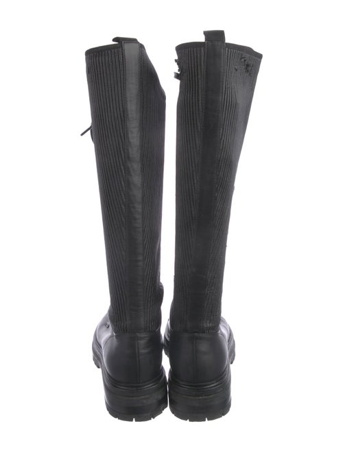 Gianvito Rossi Leather Combat Boots