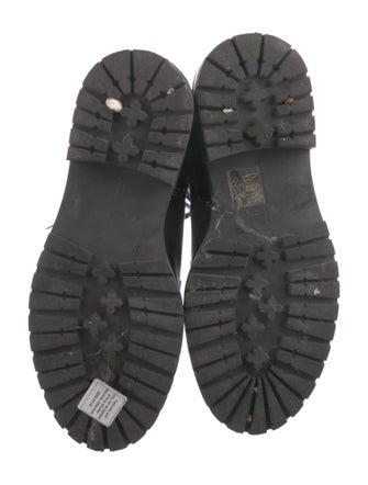 Gianvito Rossi Leather Combat Boots