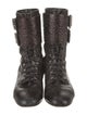 Gianvito Rossi Leather Combat Boots