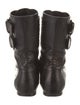 Gianvito Rossi Leather Combat Boots