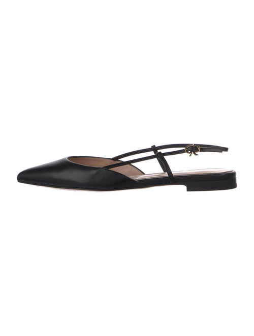 Gianvito Rossi Leather Slingback Flats
