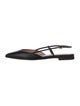 Gianvito Rossi Leather Slingback Flats