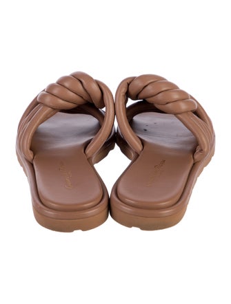Gianvito Rossi Leather Slides