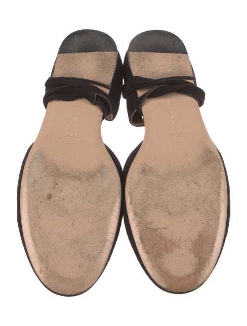 Gianvito Rossi Suede D'Orsay Flats
