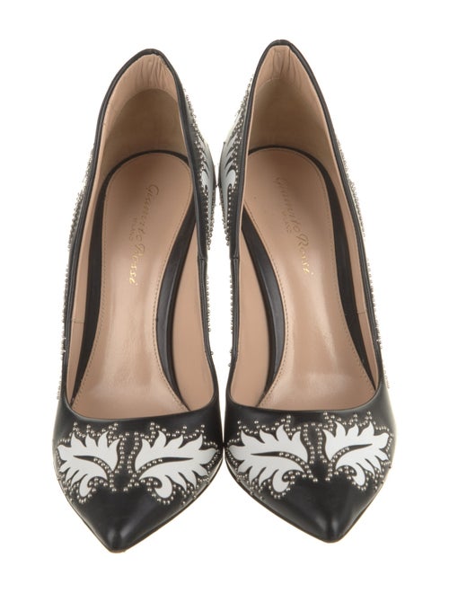 Gianvito Rossi Leather Printed Pumps