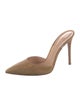 Gianvito Rossi Suede Mules