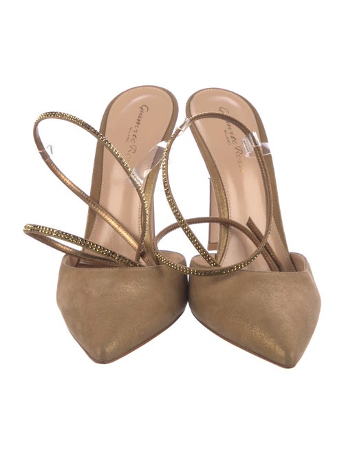 Gianvito Rossi Suede Mules