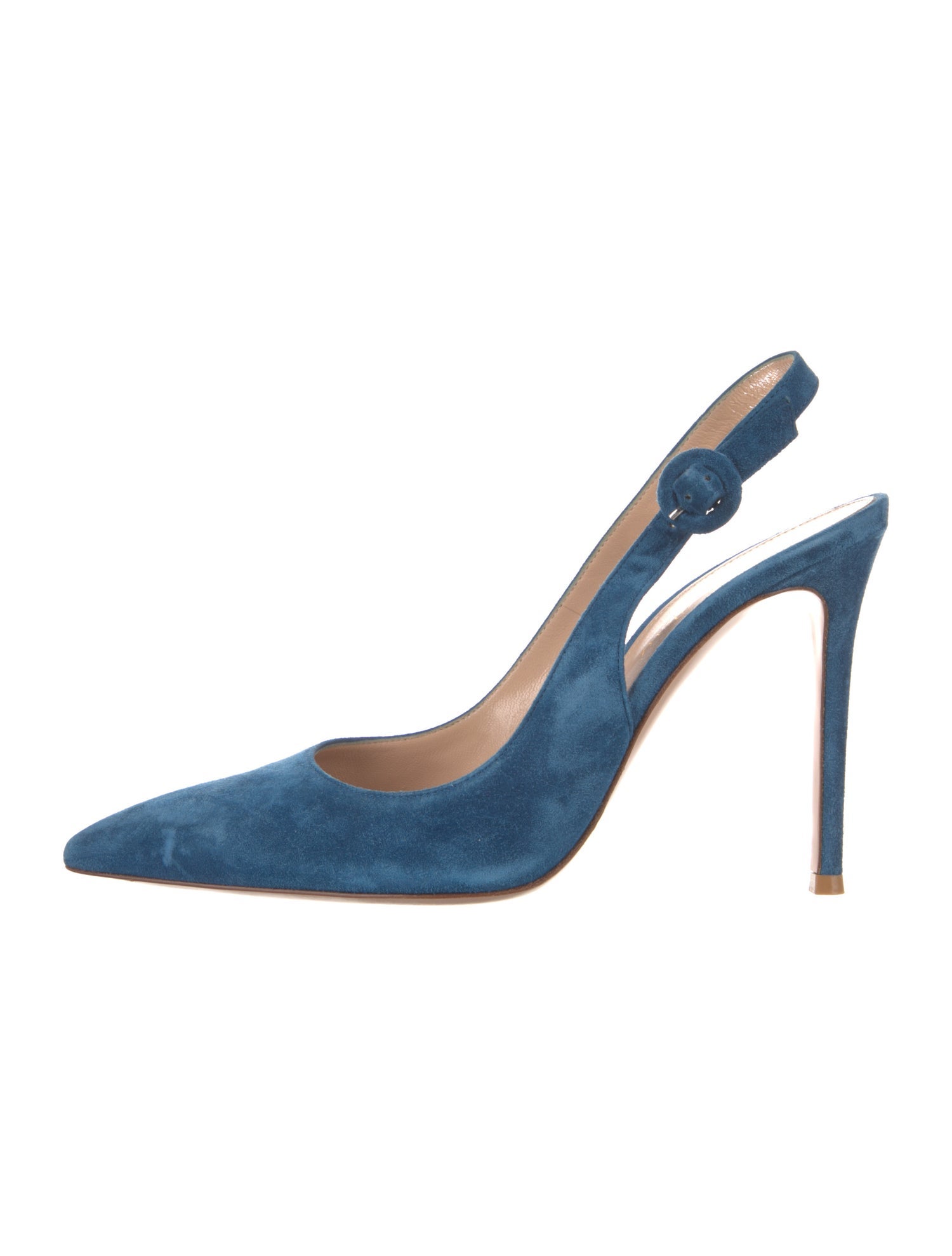 Gianvito Rossi Suede Slingback Pumps