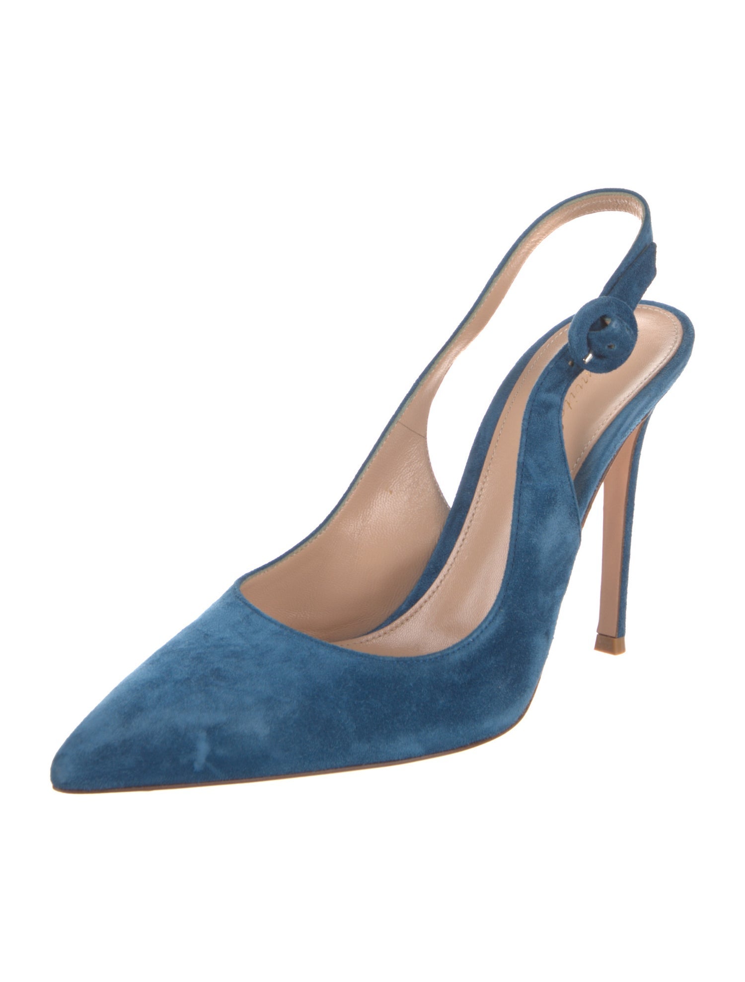 Gianvito Rossi Suede Slingback Pumps