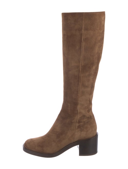 Gianvito Rossi Suede Riding Boots