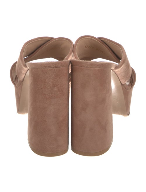 Gianvito Rossi Suede Slides