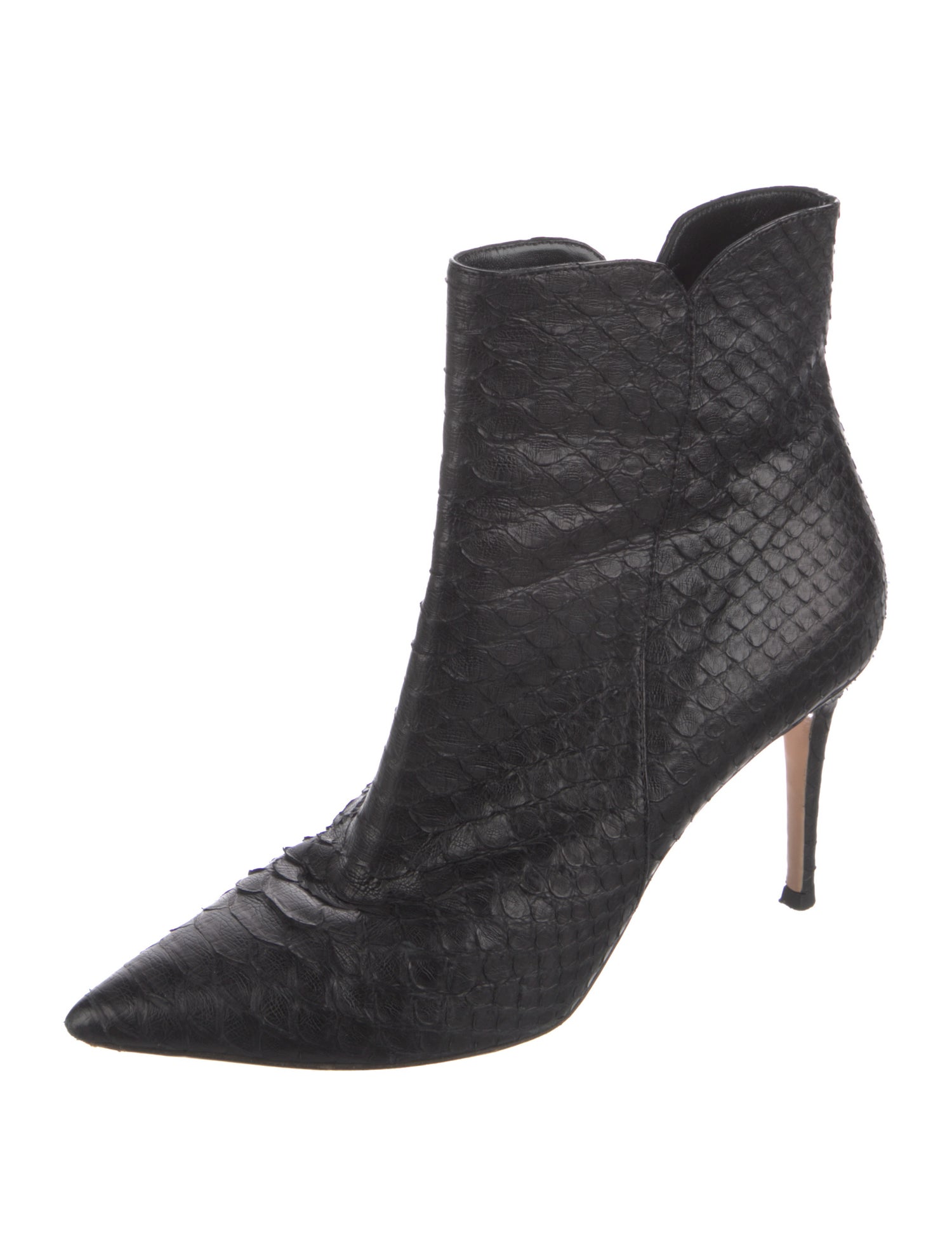 Gianvito Rossi Leather Patterned Boots