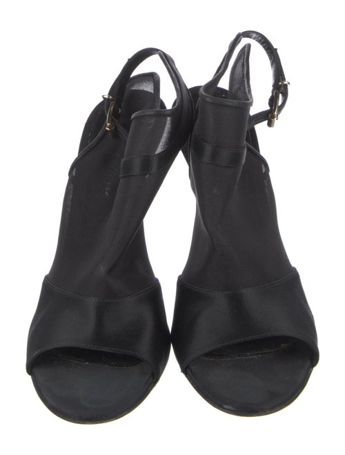 Gianvito Rossi Mesh Slingback Pumps